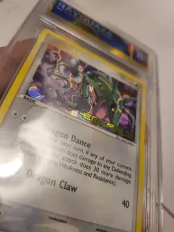 Pokemon TCG EX Emerald #9/106 Rayquaza Reverse Holo Stamped, PGX Graded 8 - Image 4