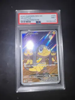 2025 POKEMON MEG EN-MEGA EVOLUTION | ILLUSTRATION RARE #143 HELIOPTILE PSA 9 - Image 1