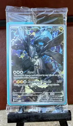 Pokemon TCG N’s Zekrom SEALED Black Star Promo ME: Ascended Heroes 031 SEALED NM - Image 1