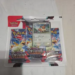 Pokemon TCG Scarlet & Violet - Obsidian Flames Booster Blister - 3 Packs - Image 1