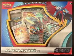 Pokemon Roaring Moon ex Box SEALED 4 Packs + Promos Scarlet & Violet - Image 1