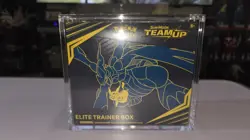 Pokemon sun & Moon TEAM UP elite trainer box RARE!! Sealed ETB with acyrlic Case - Image 1