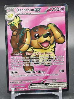 SV07: Pokemon Stellar Crown #160/142 Dachsbun ex - Image 1