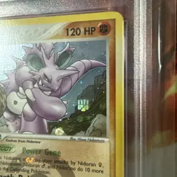 PSA 8 Pokemon Nidoking ex FireRed LeafGreen 8/112 Reverse Holo Rare - Image 5