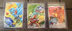 Pokemon TCG First Partner Illustration Collection Series: 1st Gen - 3 Pc Set - Image 1