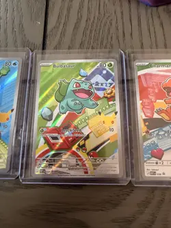 Pokemon TCG First Partner Illustration Collection Series: 1st Gen - 3 Pc Set - Image 4