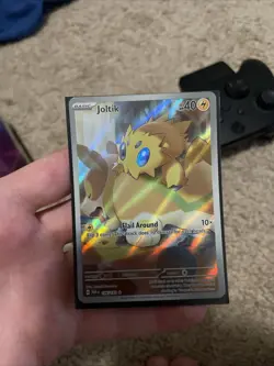 Pokemon Joltik 196/182 Paradox Rift Scarlet & Violet Illustration Rare - Image 1