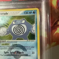 Pokemon Poliwrath EX Fire Red & Leaf Green Reverse Holo Rare #11 PSA 8 - Image 4