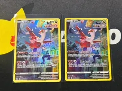 2023 Pokemon SWSH Crown Zenith Latias Galarian Gallery GG20/GG70 - Image 1