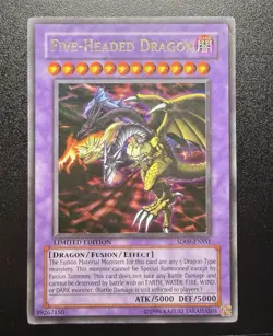 Yu-Gi-Oh TCG Five-Headed Dragon Ultra Rare Limited Edition #SD09-ENSS1 - Image 3