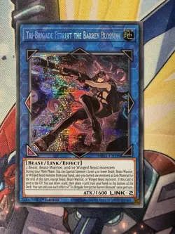 YuGiOh! Tri Brigade Ferrijit The Barren Blossom Secret Rare MP21-EN196 - Image 1
