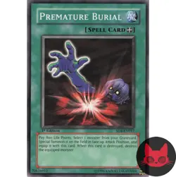 Yugioh Premature Burial SD4-EN017 Common 1st Edition NM - Image 1