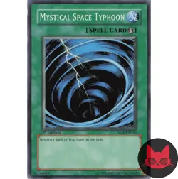Yugioh Mystical Space Typhoon SD4-EN016 Common 1st Edition NM - Image 1