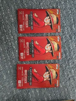 One Piece TCG: Carrying On His Will Sleeved Booster OP-13 English (LOT OF 3) - Image 1