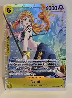 One Piece Nami EB03-053 SR Extra Booster Heroines Edition English NM Pack Fresh - Image 1