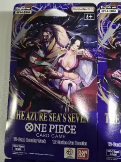 One Piece The Azure Seas Seven Sleeved Booster Packs Lot Of 12 - Image 2
