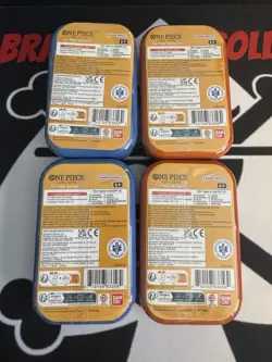 One Piece TCG Volume 2 Tins 2x Ace 2x Sabo - Image 2