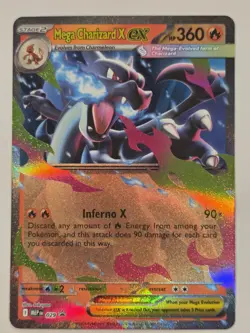 Pokemon TCG Mega Charizard x EX #029 Promo Tin Card - Image 1