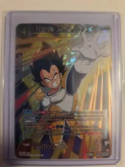 Dragon Ball Super Card Game Vegeta Sayian Strength BT23-060 SR Near Mint Foil - Image 1