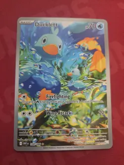 Pokemon TCG White Flare IR Ducklett Card 109/086 - Image 1