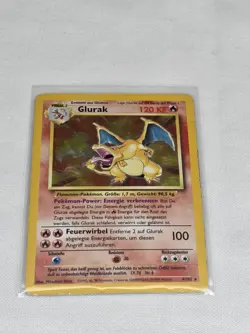 Pokemon Glurak Base Set German 4/102 Card 1999 Wizards of the Coast - Image 3