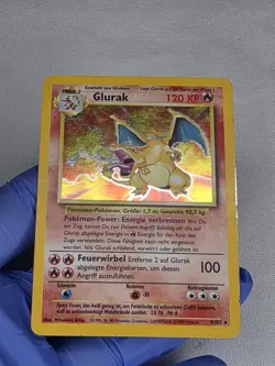 Pokemon Glurak Base Set German 4/102 Card 1999 Wizards of the Coast - Image 4