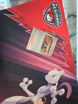 Mewtwo And Giovanni Regional Championship Playmat + Promo Card Pokemon Tcg - Image 1
