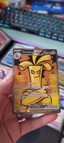 Pokemon TCG Gholdengo EX 252/182 Paradox Rift Card - Image 2