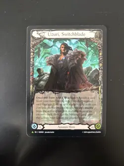 Flesh and Blood FAB Uzuri, Switchblade - HER077 NM Cold Foil Promos - Image 1