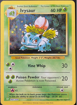 Ivysaur 002/034 CLV Classic Collection Holo Pokemon Card Variant NM 002/034 NM+ - Image 1