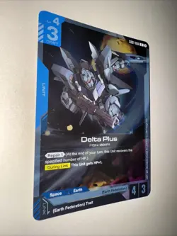 DELTA PLUS GD01-006 R GUNDAM CARD GAME English TCG CCG - Image 2