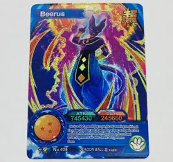 Beerus - Dragon Ball Super Trading Card TR No.039 Holo Foil Prism Tc5 - Image 1