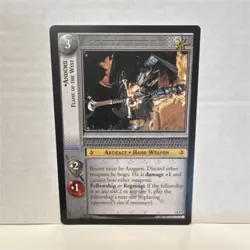 Decipher Anduril Flame of the West Rare Artifact Lord of the Rings TCG Card 7R79 - Image 1