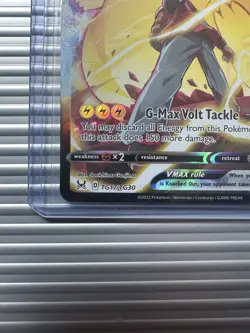 2022 Pokemon TCG SW&SH Lost Origin Pikachu VMax TG17/TG30 - Image 4