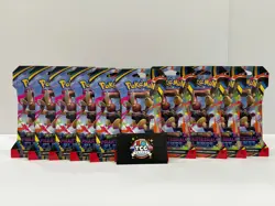 Pokemon TCG Phantasmal Flames ME02 Sleeved Booster Pack Factory Sealed-Lot Of 10 - Image 1