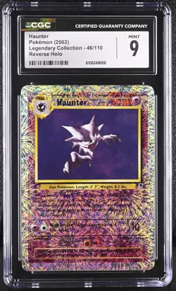 Pokemon CGC 9 Haunter Legendary Collection Reverse Holo Foil 46/110 PSA - Image 2