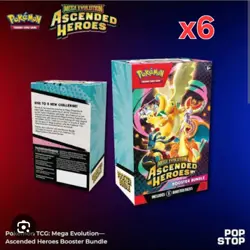 Pokemon Center Ascended Heroes Booster Bundle (6 Packs) – x6 PRESALE - Image 1
