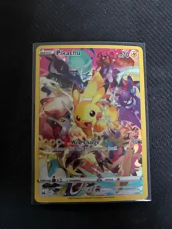 Pikachu 160/159 Crown Zenith Illustration Full Art Secret Rare Pokemon TCG - Image 1