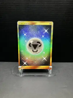 Pokemon TCG - Steel Metal Energy 163/149 Gold Secret Rare Sun & Moon VG Cond. - Image 1