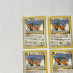 Lot Of 6 1999 Pokemon Dragonite WB First Movie Black Star Promo BSP #5 - Image 2