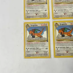 Lot Of 6 1999 Pokemon Dragonite WB First Movie Black Star Promo BSP #5 - Image 3