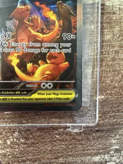 Mega Charizard X EX SIR 125/094 (English) Phantasmal Flames Pokemon TCG - Image 4