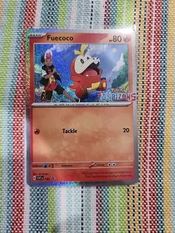 Pokemon TCG Fuecoco SVP 192 Surging Sparks Stamped Black Star Promo - Image 1