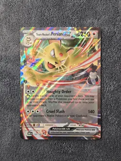 Team Rocket's Persian ex 150/182 Double Rare SV: Destined Rivals Pokemon TCG NM - Image 1