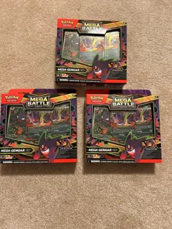 x3 Mega Gengar EX Battle Deck Pokemon TCG New Sealed In Box - Image 1