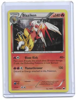 2012 Pokemon - Black & White: Dark Explorers Blaziken #17/108 Holo - Image 1