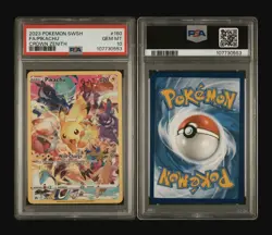 Pokemon Pikachu Crown Zenith Secret Rare Full Art Holo PSA 10 160/159 - Image 2