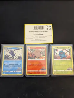 Pokemon Illustration Contest 2022 Promo Set Bulbasaur, Arcanine, Greninja NM - Image 1