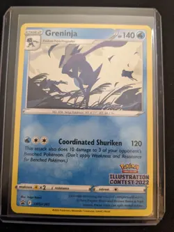 Pokemon Illustration Contest 2022 Promo Set Bulbasaur, Arcanine, Greninja NM - Image 3