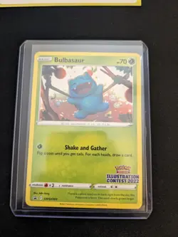 Pokemon Illustration Contest 2022 Promo Set Bulbasaur, Arcanine, Greninja NM - Image 5